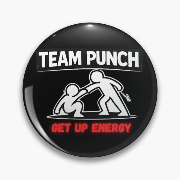 Item preview, Team Punch - Get Up Energy Minimal Character Street Design designed and sold by Mosogoloso.