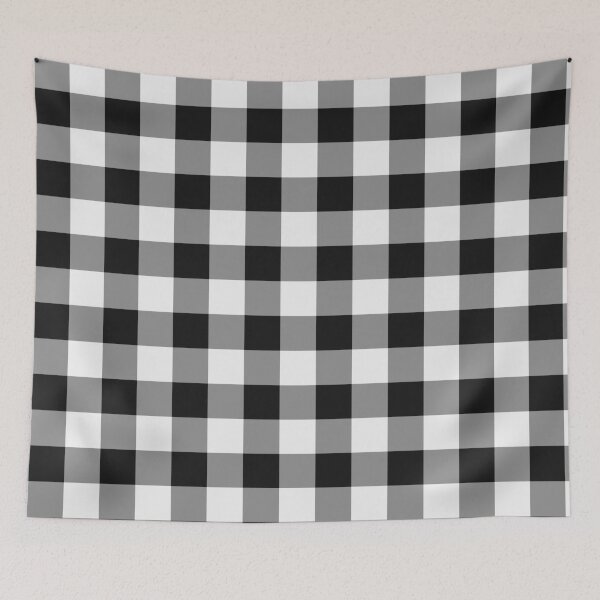 Item preview, Black And White Gingham Pattern designed and sold by pattern-archive.