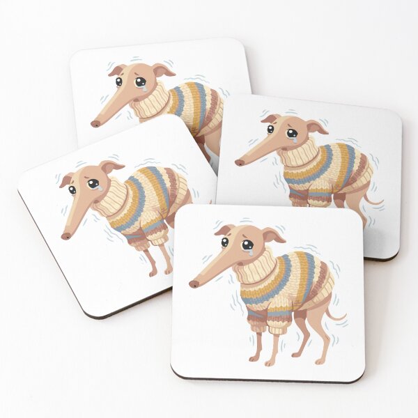 Item preview, Nervous Noodle Shivering Italian Greyhound Meme designed and sold by Petzzz.