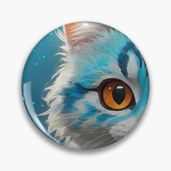 Item preview, Blue Cat in Enchanted Forest designed and sold by Duvelier.