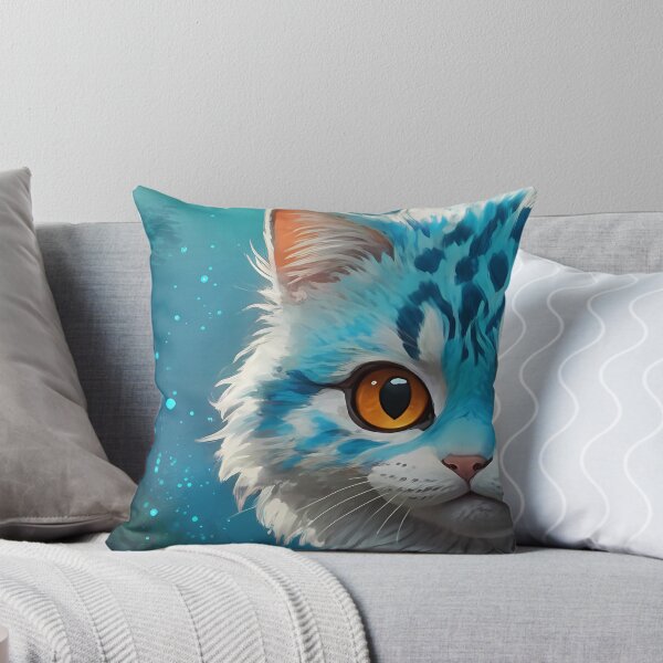 Item preview, Blue Cat in Enchanted Forest designed and sold by Duvelier.
