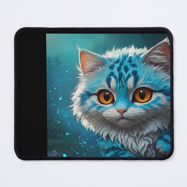 Item preview, Blue Cat in Enchanted Forest designed and sold by Duvelier.