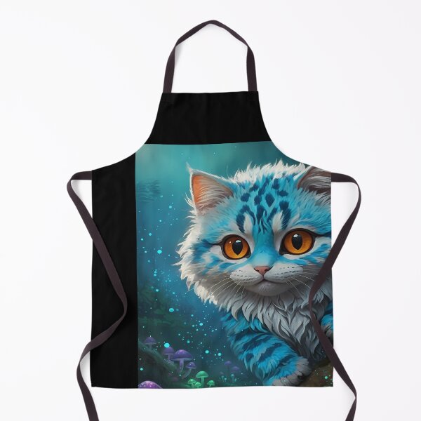 Item preview, Blue Cat in Enchanted Forest designed and sold by Duvelier.