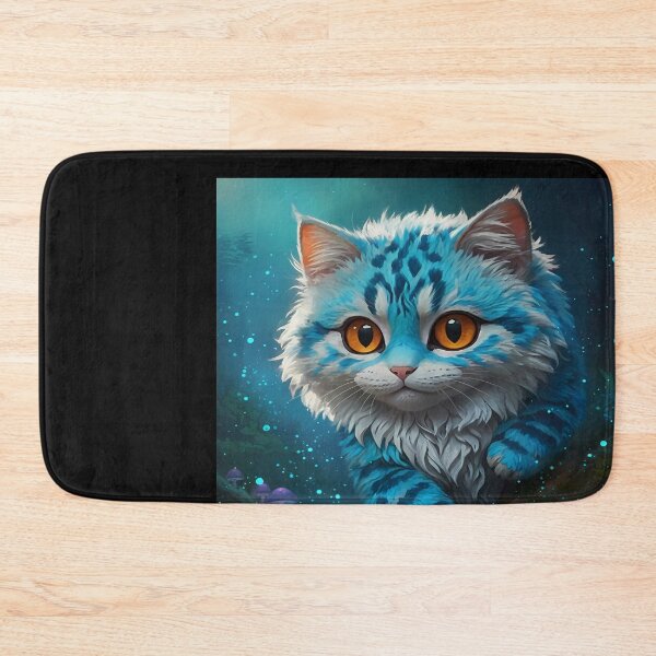 Item preview, Blue Cat in Enchanted Forest designed and sold by Duvelier.