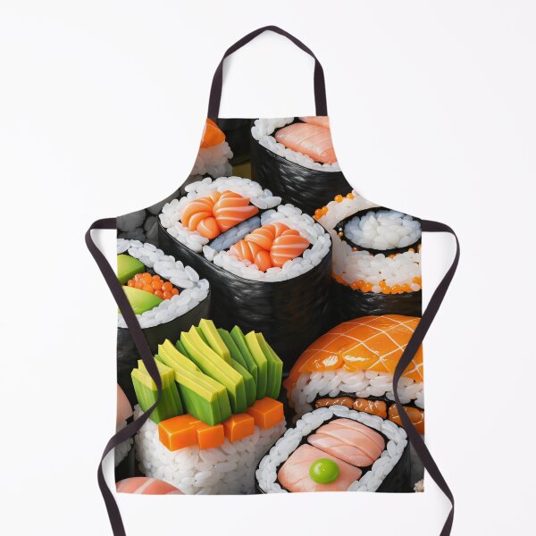 Item preview, Colorful Sushi Feast Pattern designed and sold by Kaleidoscope Print.