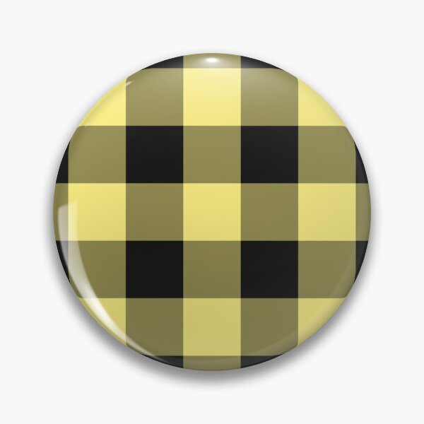 Item preview, Black And Yellow Gingham Pattern designed and sold by pattern-archive.