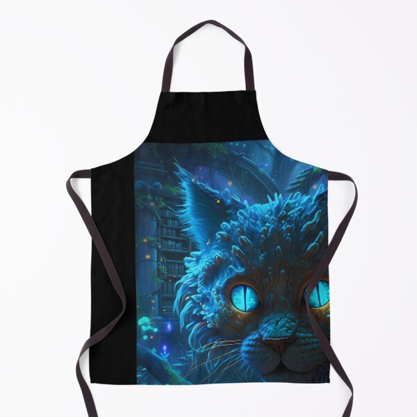 Item preview, Mystical Blue Cat Portrait designed and sold by Duvelier.