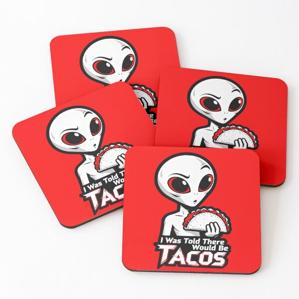 Item preview, I Was Told There Would Be Tacos – Funny Alien Taco Graphic T-Shirt designed and sold by Maximilianos.