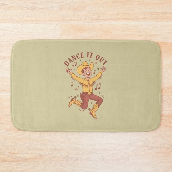 Item preview, Dance It Out Happy Cowboy Cartoon designed and sold by SplashTastic.