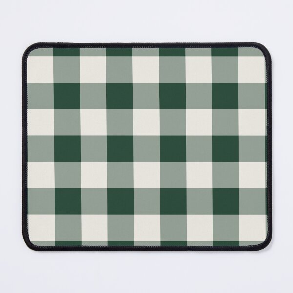Item preview, Green And Cream Gingham Pattern designed and sold by pattern-archive.