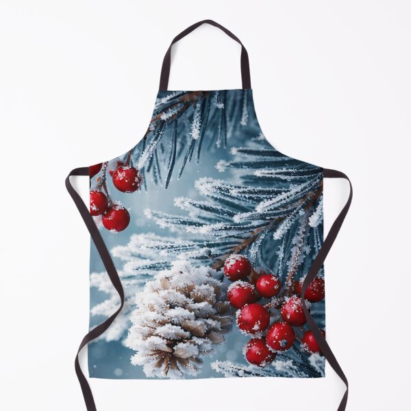 Item preview, Frosted Winter Berries and Pinecones designed and sold by Kaleidoscope Print.
