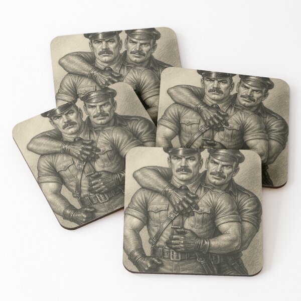 Item preview, Mine - Vintage Gay Leather Legends Berlin Uniform Brotherhood Series Leder Pride Tom of Finland Tribute Graphic Design designed and sold by ItsAKinkThing.