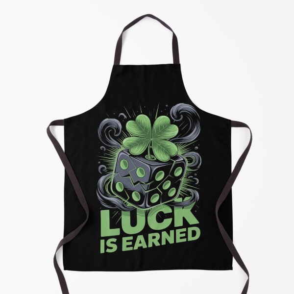 Item preview, Luck Is Earned – Green Pip Swirl Dice Shamrock St. Patrick's Day designed and sold by DarylWelsh2024.