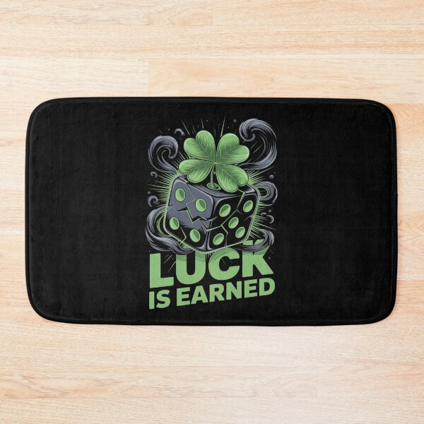 Item preview, Luck Is Earned – Green Pip Swirl Dice Shamrock St. Patrick's Day designed and sold by DarylWelsh2024.