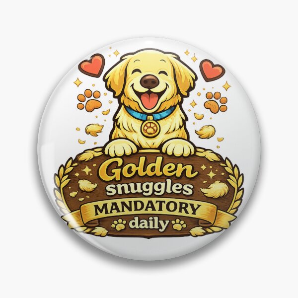 Item preview, Golden Snuggles Mandatory Daily Retriever Gift designed and sold by WildVista.