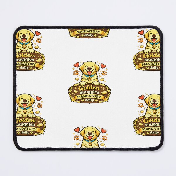 Item preview, Golden Snuggles Mandatory Daily Retriever Gift designed and sold by WildVista.