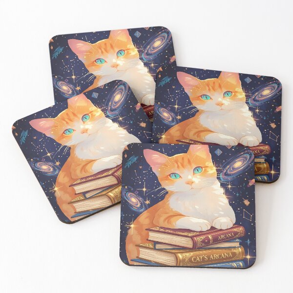 Item preview, Cat Reading Books in Space designed and sold by Duvelier.