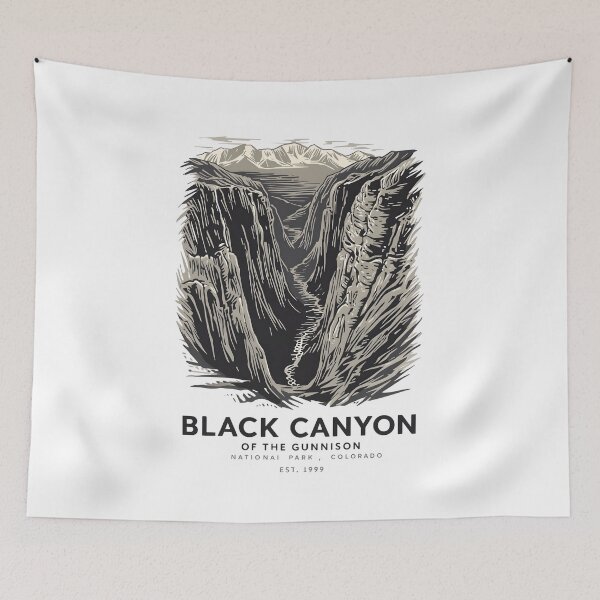 Item preview, Black Canyon of the Gunnison National Park - Colorado  designed and sold by GoodOldVintage.