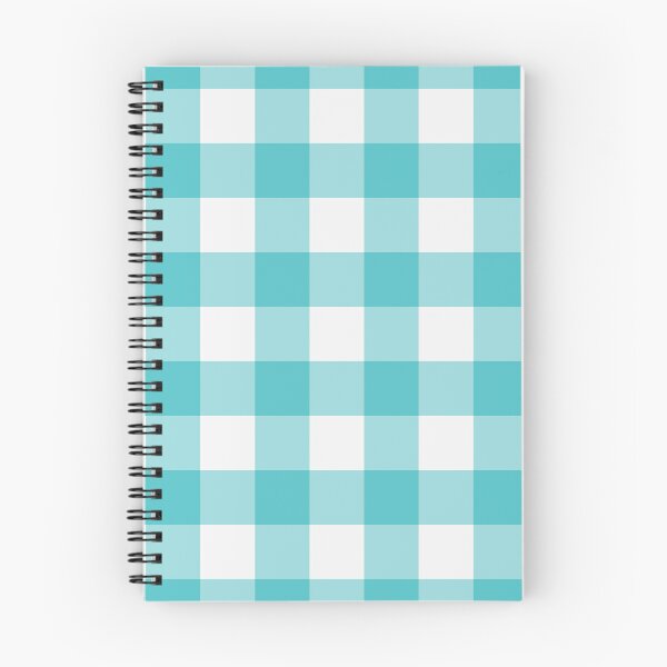 Item preview, White And Aqua Gingham Pattern designed and sold by pattern-archive.