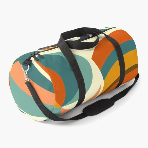 Item preview, Abstract Monstera Leaf with Retro Rainbow Waves designed and sold by InkSmithery.