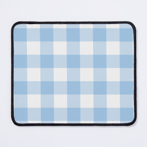 Item preview, White And Baby Blue Gingham Pattern designed and sold by pattern-archive.