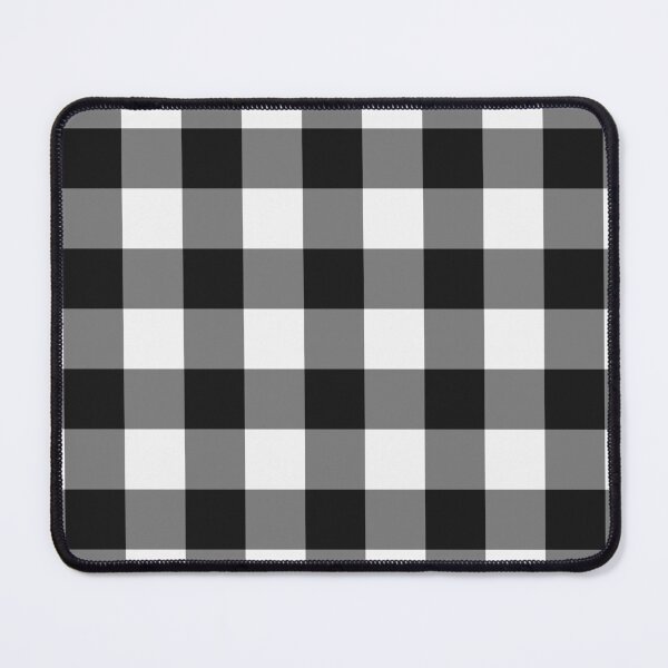 Item preview, White And Black Gingham Pattern designed and sold by pattern-archive.