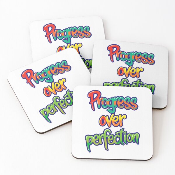 Item preview, Progress Over Perfection Inspirational Self Improvement Education designed and sold by SkeletonsDanger.