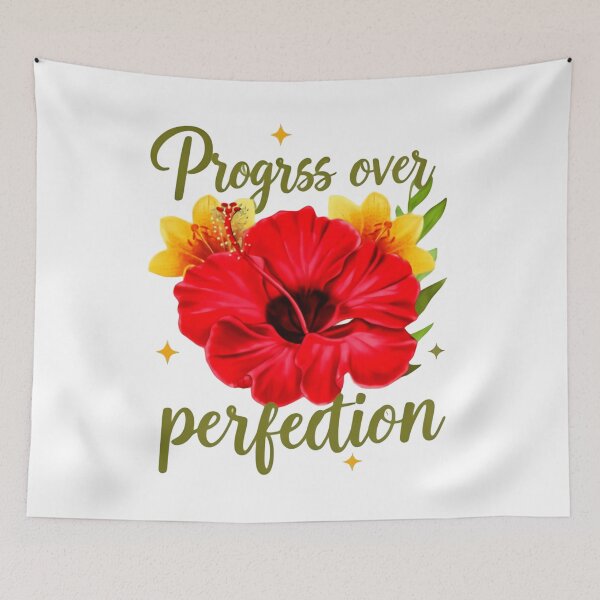 Item preview, Progress Over Perfection Teacher Growth Mindset Motivation designed and sold by SkeletonsDanger.