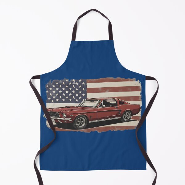 Item preview, Classic American Muscle Car Vintage USA Flag designed and sold by BoralisSynth.