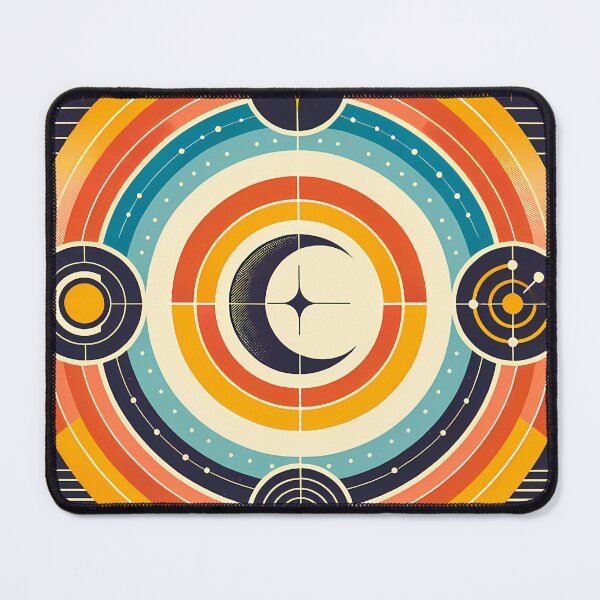Item preview, Geometric Moon and Starburst Circles designed and sold by InkSmithery.