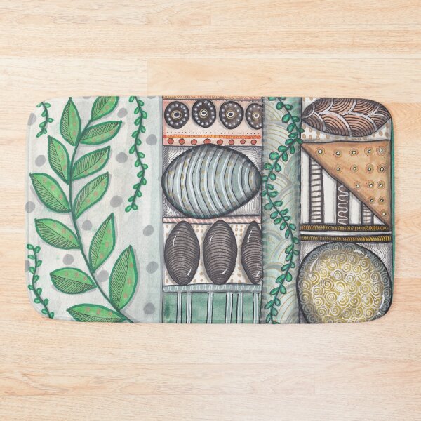 Item preview, Abstract Forest Elements – Botanical Pattern in Earth Tones designed and sold by ColorWander.