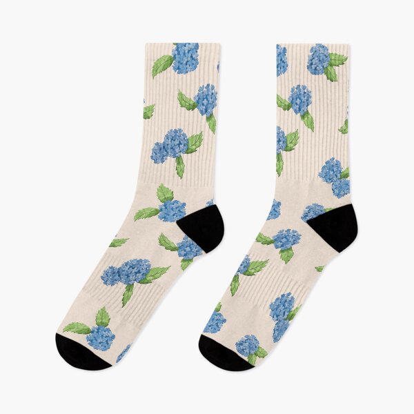 Item preview, Blue Hydrangeas on Linen designed and sold by Mel-Mas-Stoband.