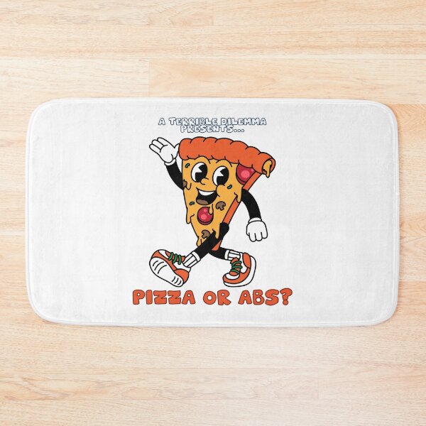 Item preview, Terrible dilemma - pizza or abs funny lifestyle question designed and sold by CleanDecor.