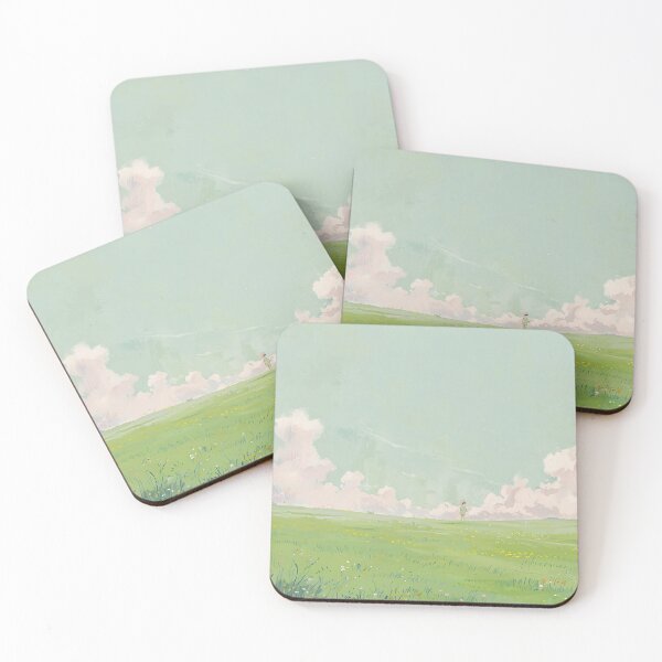 Item preview, Whispering Meadow – Soft Pastel Landscape Illustration designed and sold by KiraChie.
