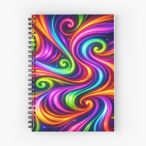Item preview, Neon Electric Swirls: Vibrant Psychedelic Abstract Art designed and sold by Far Out Goods.