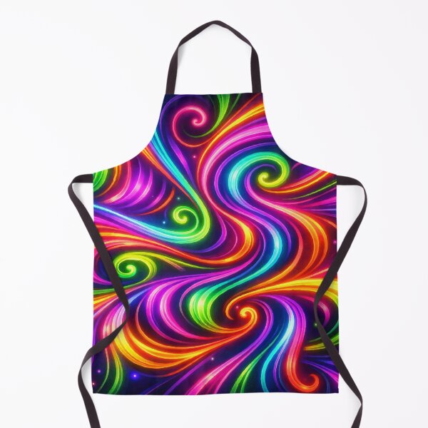 Item preview, Neon Electric Swirls: Vibrant Psychedelic Abstract Art designed and sold by Far Out Goods.