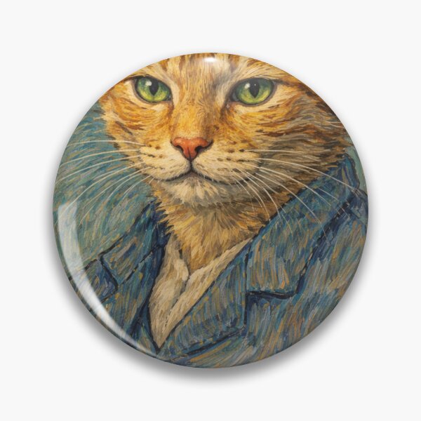 Item preview, Self-Pawtrait with Swirling Purrs designed and sold by Ocelot-T.