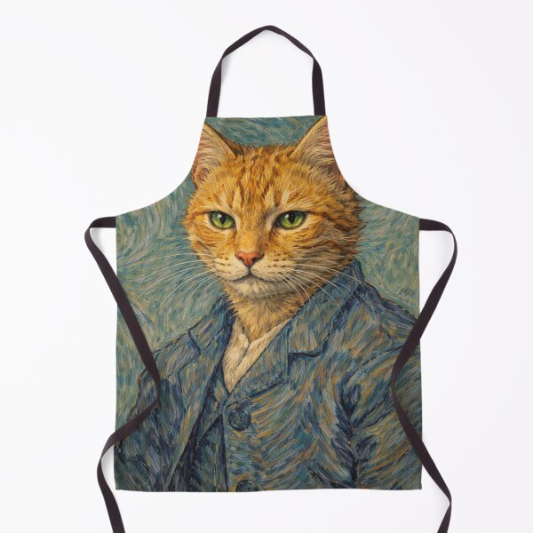 Item preview, Self-Pawtrait with Swirling Purrs designed and sold by Ocelot-T.