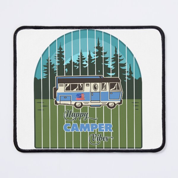 Item preview, Retro Happy Camper Vibes Vintage RV Motorhome designed and sold by SP Street Print.