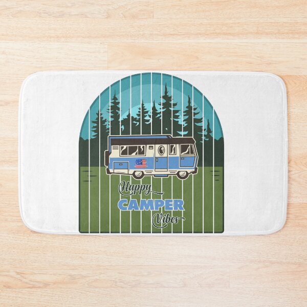 Item preview, Retro Happy Camper Vibes Vintage RV Motorhome designed and sold by SP Street Print.