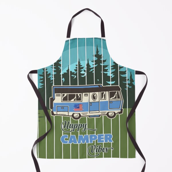 Item preview, Retro Happy Camper Vibes Vintage RV Motorhome designed and sold by SP Street Print.
