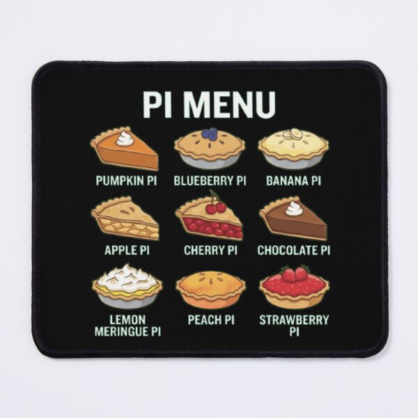 Item preview, Pie Menu Happy Pi Day 14th March designed and sold by Thread&Fable.