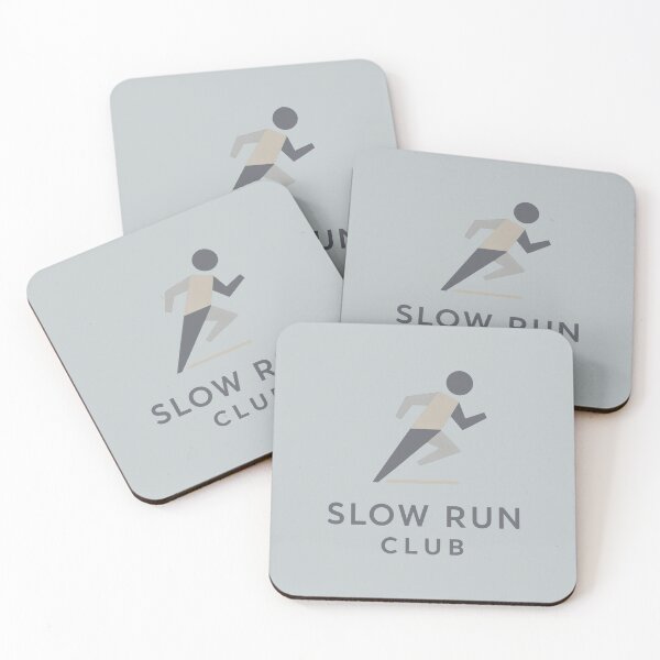 Item preview, Slow Run Club Minimalist Lifestyle Fitness designed and sold by SplashTastic.