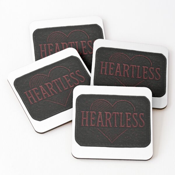 Item preview, HEARTLESS Embroidered Patch Sticker – Anti Valentine Dark Romance designed and sold by Imaginarium of Chaos falcon88 .