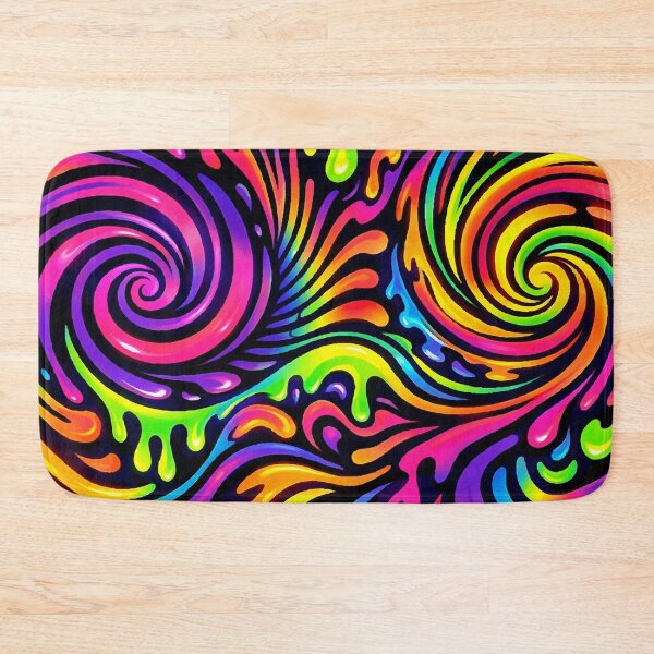 Item preview, Liquid Neon Dreams: Psychedelic Paint Drip Abstract Art designed and sold by Far Out Goods.