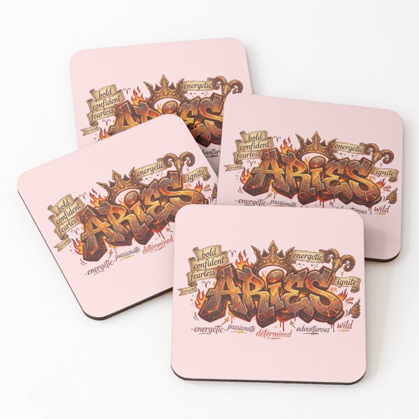 Item preview, Aries Zodiac Signs, Horoscope Street Art  designed and sold by BreezifyDesignStudio.