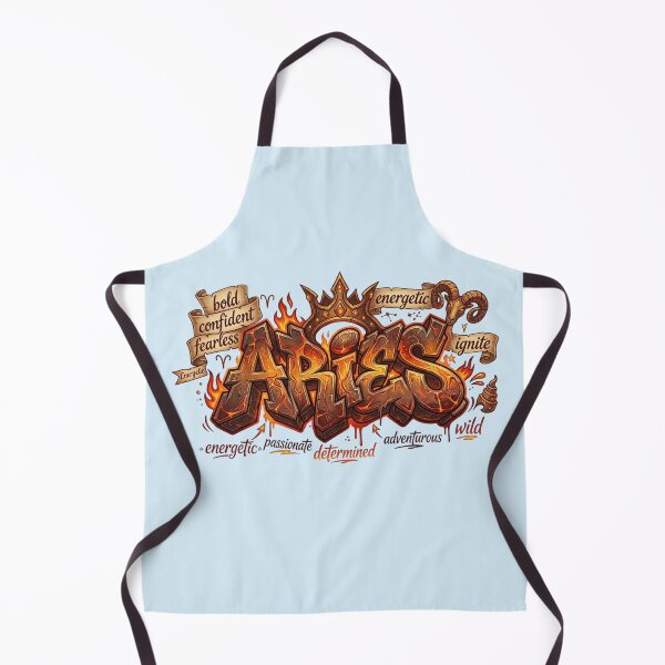 Item preview, Aries Zodiac Signs, Horoscope Street Art designed and sold by BreezifyDesignStudio.