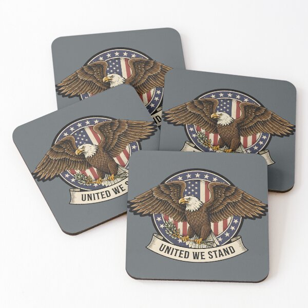 Item preview, Majestic Bald Eagle Portrait American Flag Vintage designed and sold by BoralisSynth.