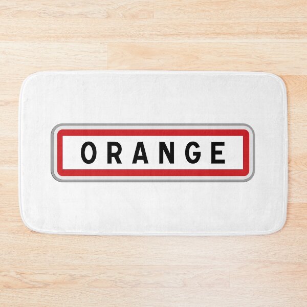 Item preview, Orange Town Entrance Sign – Vaucluse, Provence-Alpes-Côte d’Azur designed and sold by Panneaux et signalisations - NPOITEVIN.