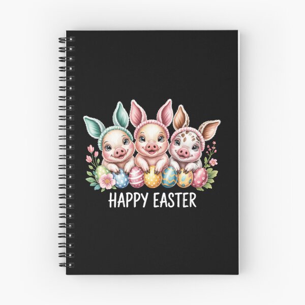 Item preview, Easter Piglets with Colorful Eggs designed and sold by jkrphoto.